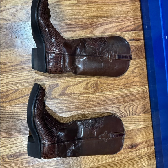 Handmade Crocodile Lucchese Boots - Picture 9 of 10